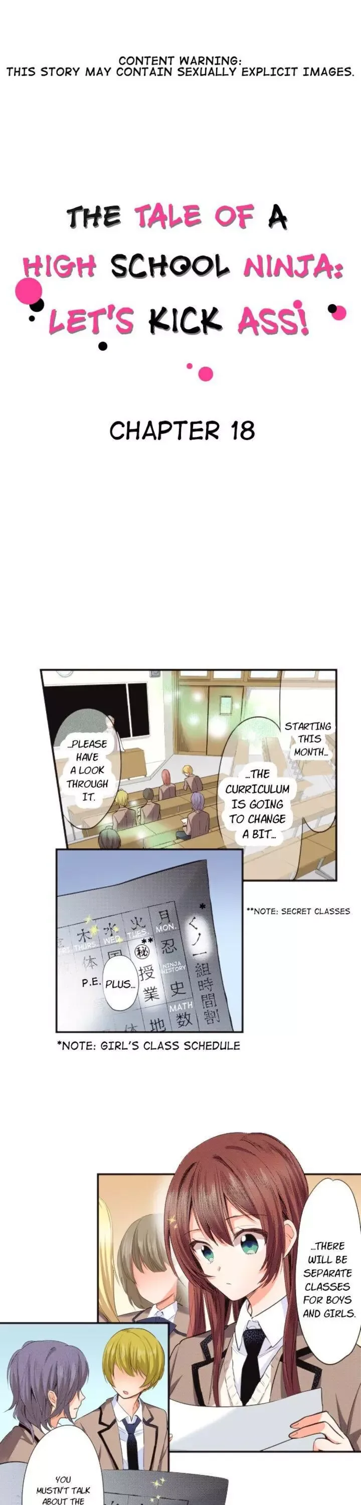 The Tale of a High School Ninja Chapter 18 page 1
