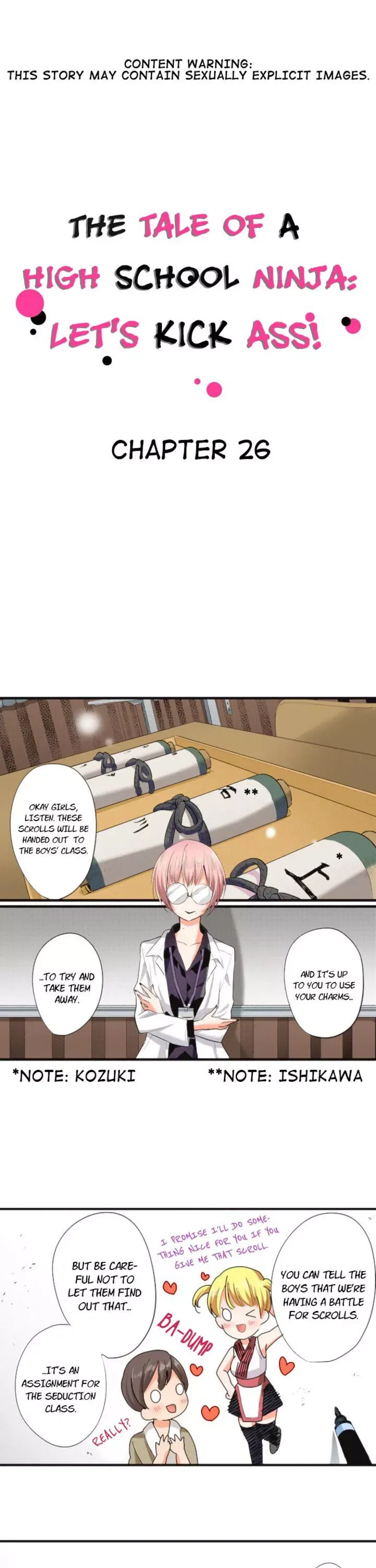 The Tale of a High School Ninja Chapter 26 page 1