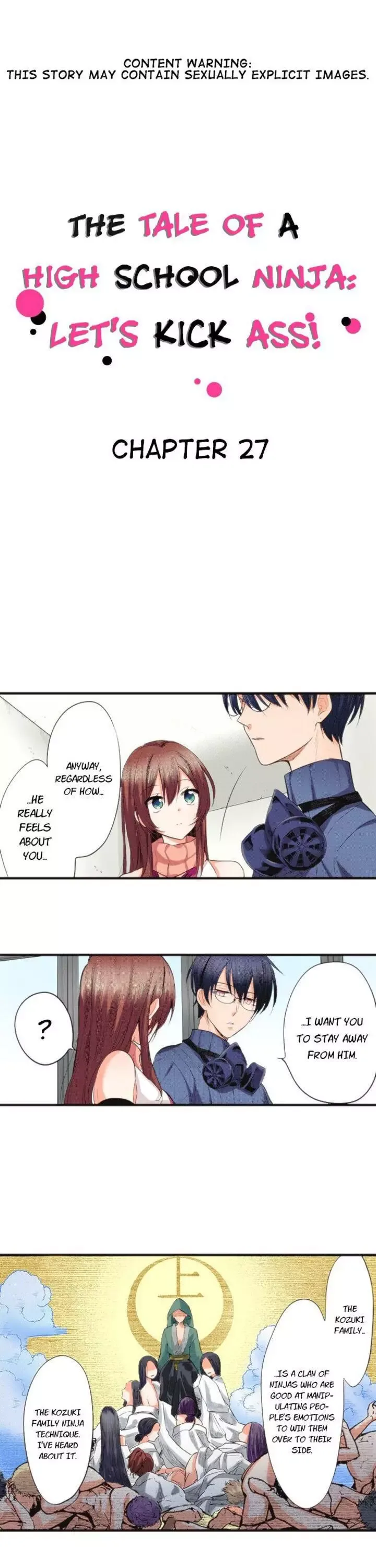 The Tale of a High School Ninja Chapter 27 page 1