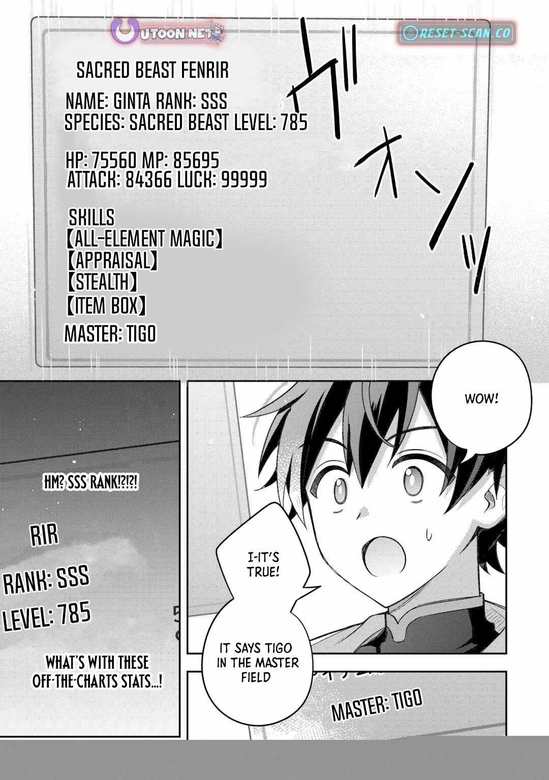 The Kindhearted Low-Rank Tamer Rules With SSS-Rank Sacred Beasts and Fluffy Overpowering Chapter 2 page 10