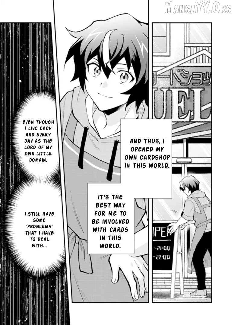 Card Game de Sekai ga Horobu Sekai ni Tensei Shite Card Shop o Kaiten Shitara, Shuui kara Zensaku Shujinkou da to Omowareteiru Chapter 1 page 3