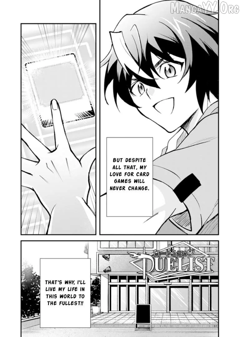 Card Game de Sekai ga Horobu Sekai ni Tensei Shite Card Shop o Kaiten Shitara, Shuui kara Zensaku Shujinkou da to Omowareteiru Chapter 1 page 22