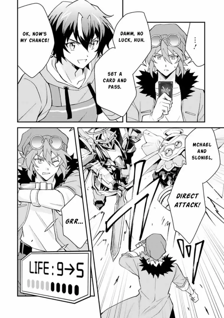 Card Game de Sekai ga Horobu Sekai ni Tensei Shite Card Shop o Kaiten Shitara, Shuui kara Zensaku Shujinkou da to Omowareteiru Chapter 3.2 page 9