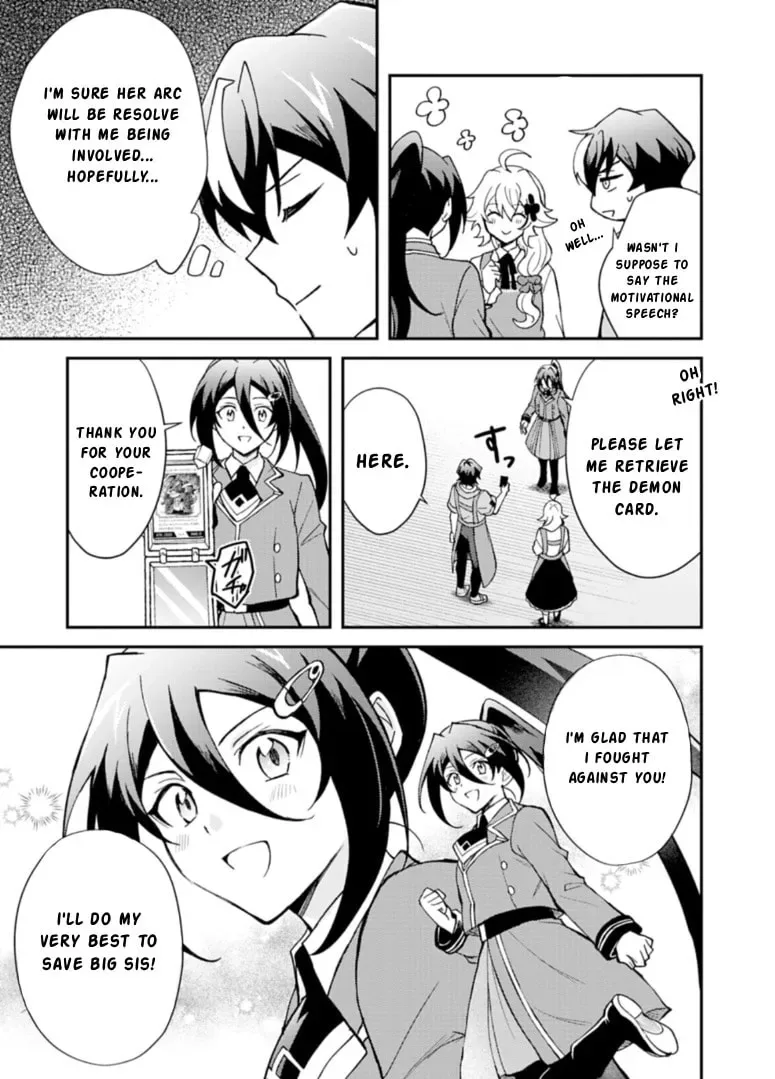 Card Game de Sekai ga Horobu Sekai ni Tensei Shite Card Shop o Kaiten Shitara, Shuui kara Zensaku Shujinkou da to Omowareteiru Chapter 2.2 page 15