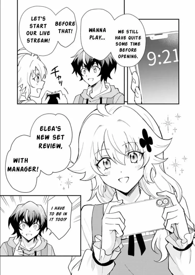 Card Game de Sekai ga Horobu Sekai ni Tensei Shite Card Shop o Kaiten Shitara, Shuui kara Zensaku Shujinkou da to Omowareteiru Chapter 4.1 page 7