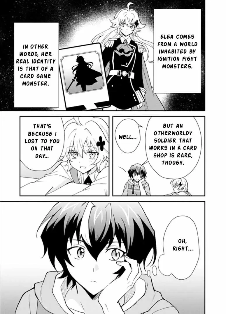 Card Game de Sekai ga Horobu Sekai ni Tensei Shite Card Shop o Kaiten Shitara, Shuui kara Zensaku Shujinkou da to Omowareteiru Chapter 4.1 page 13