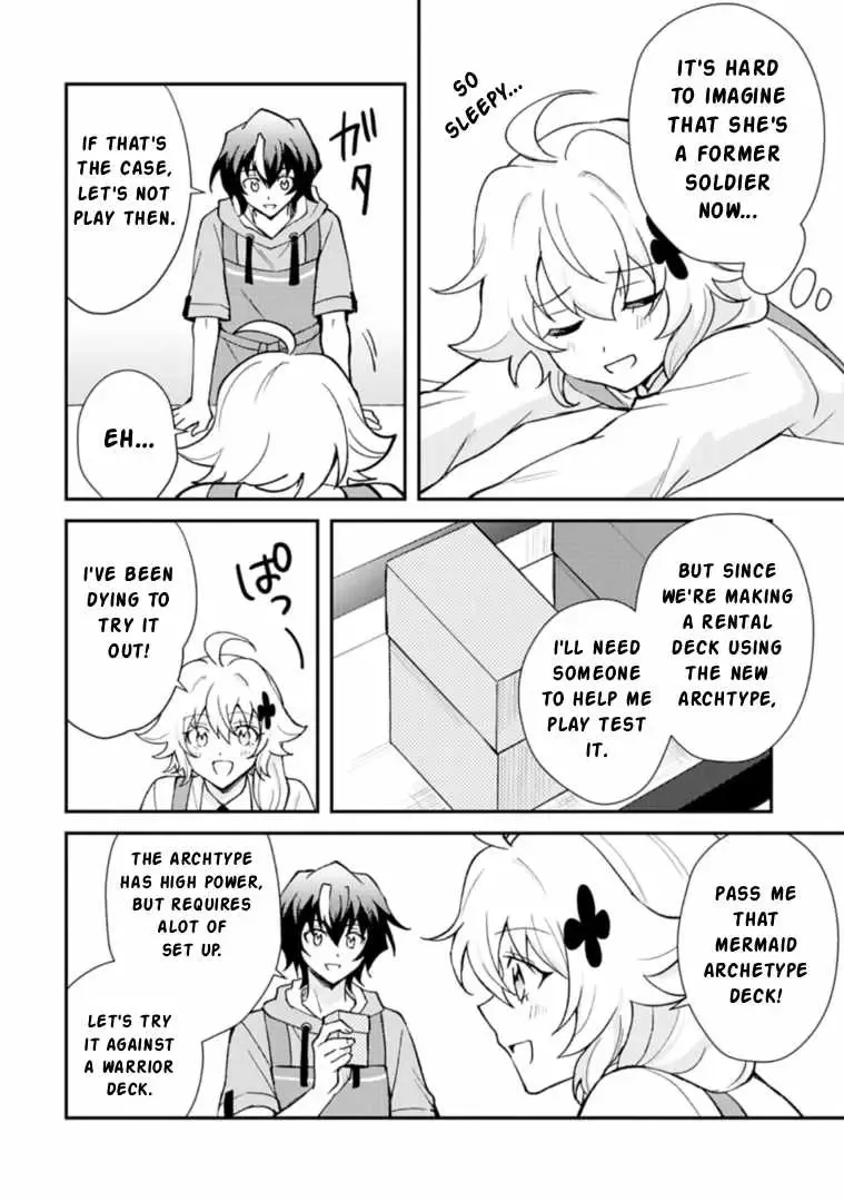 Card Game de Sekai ga Horobu Sekai ni Tensei Shite Card Shop o Kaiten Shitara, Shuui kara Zensaku Shujinkou da to Omowareteiru Chapter 4.2 page 2