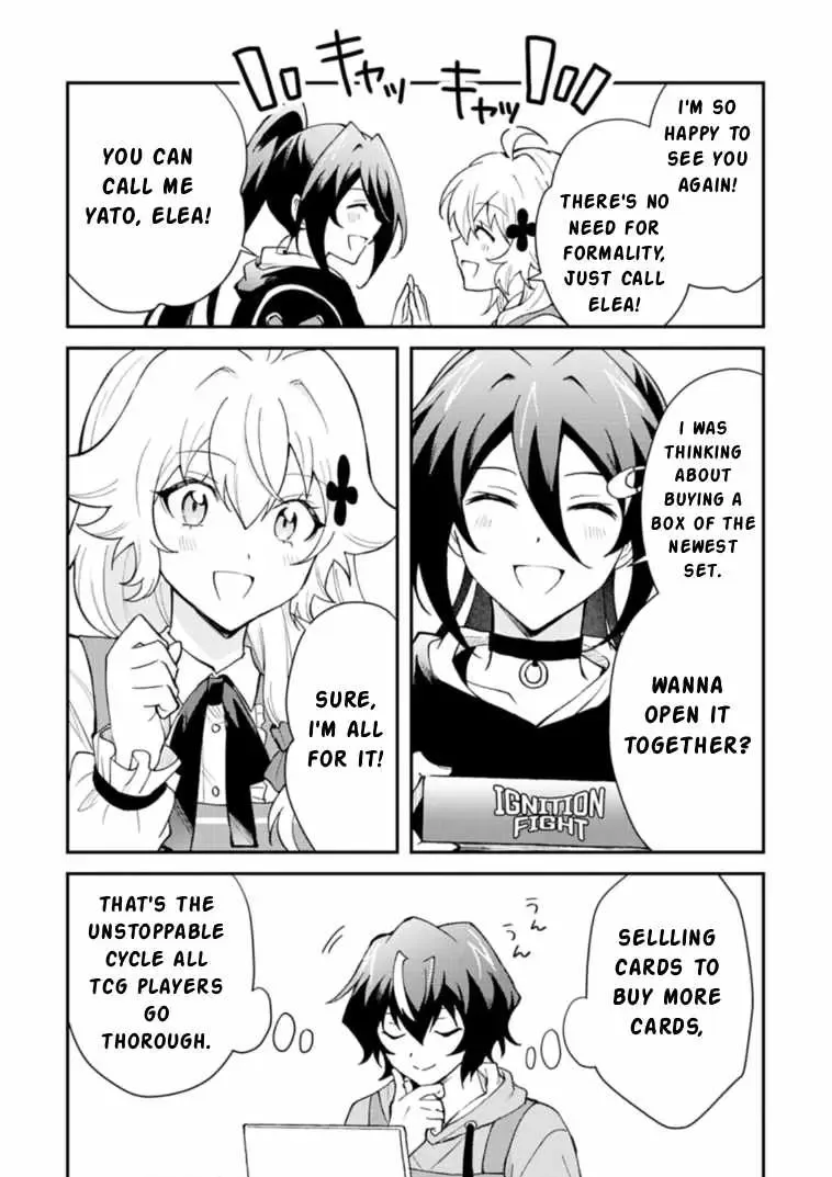 Card Game de Sekai ga Horobu Sekai ni Tensei Shite Card Shop o Kaiten Shitara, Shuui kara Zensaku Shujinkou da to Omowareteiru Chapter 5.1 page 8