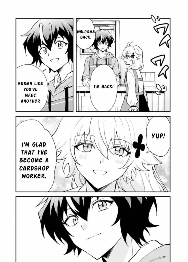 Card Game de Sekai ga Horobu Sekai ni Tensei Shite Card Shop o Kaiten Shitara, Shuui kara Zensaku Shujinkou da to Omowareteiru Chapter 5.2 page 15