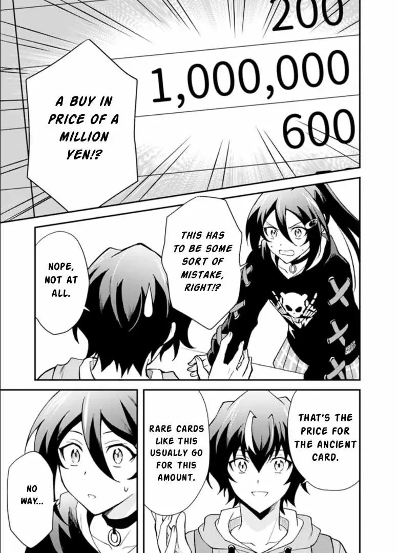 Card Game de Sekai ga Horobu Sekai ni Tensei Shite Card Shop o Kaiten Shitara, Shuui kara Zensaku Shujinkou da to Omowareteiru Chapter 5.2 page 13