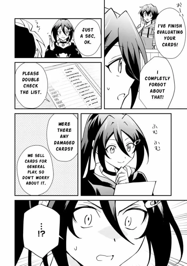 Card Game de Sekai ga Horobu Sekai ni Tensei Shite Card Shop o Kaiten Shitara, Shuui kara Zensaku Shujinkou da to Omowareteiru Chapter 5.2 page 12