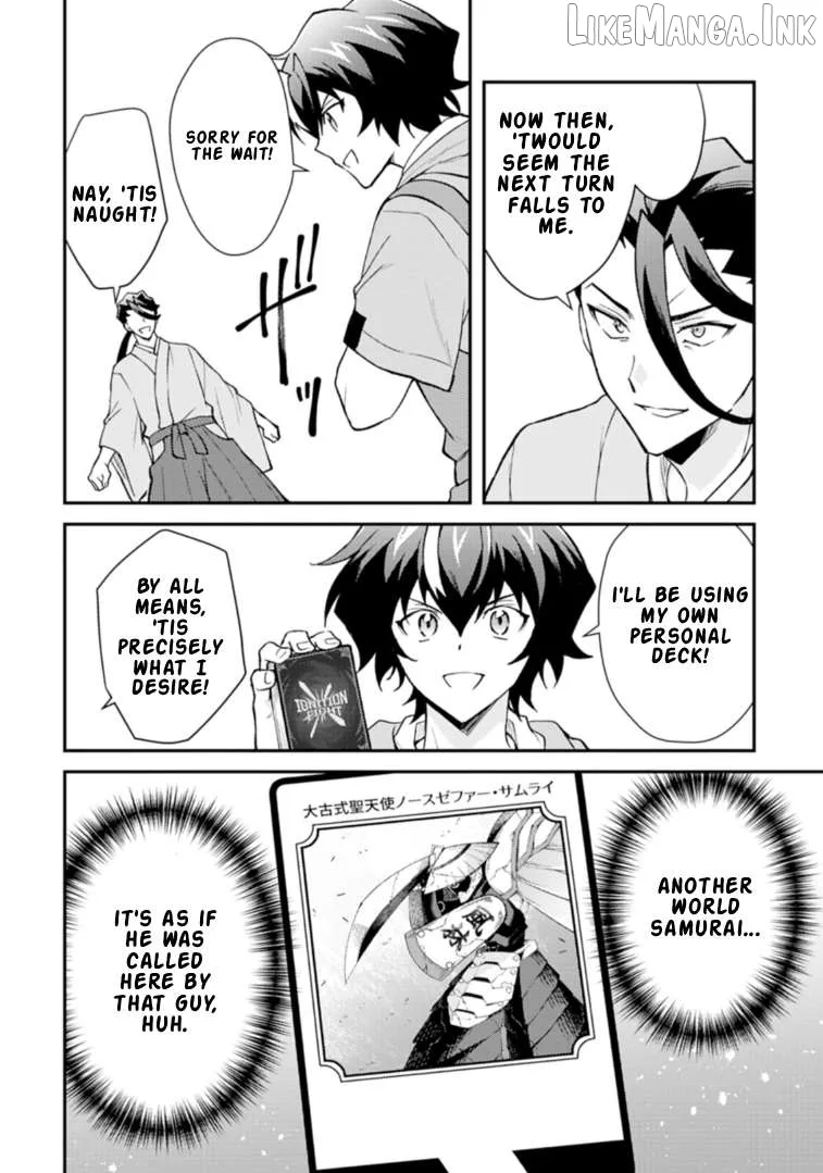 Card Game de Sekai ga Horobu Sekai ni Tensei Shite Card Shop o Kaiten Shitara, Shuui kara Zensaku Shujinkou da to Omowareteiru Chapter 6.1 page 8