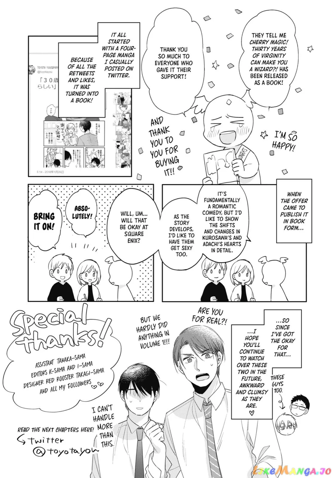 Cherry Magic! Thirty Years of Virginity Can Make You a Wizard?! Chapter 5.5 page 41