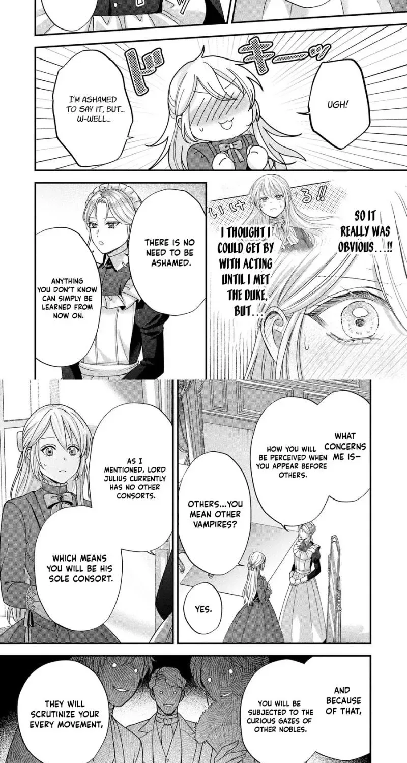 Anata no Chouhi de Kamawanai - Kishi Reijou wa Kyuuketsu Koushaku ni Dekiaisareru Chapter 2 page 8