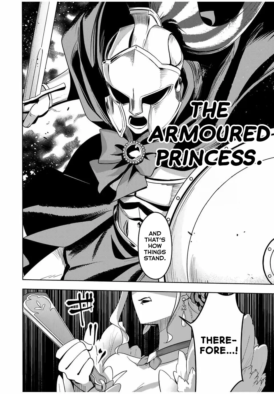 Koujo Tensei: Densetsu no Dai Madoushi (♂), Hime Kishi to Narite Densetsu no Reijou Kishidan o Tsukuri Musou Suru Chapter 1 page 41