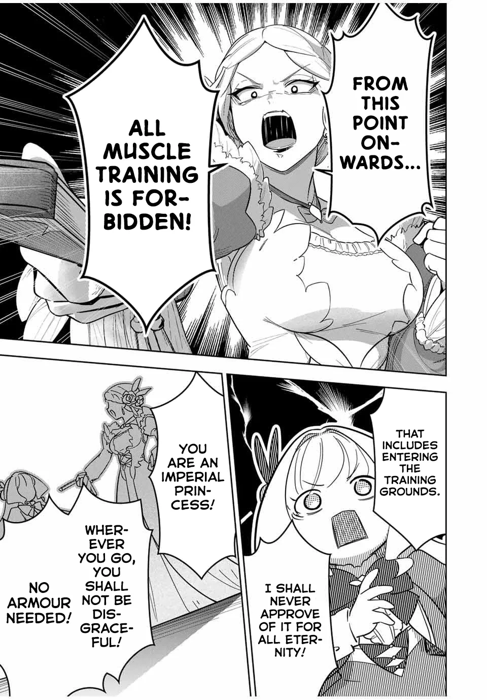 Koujo Tensei: Densetsu no Dai Madoushi (♂), Hime Kishi to Narite Densetsu no Reijou Kishidan o Tsukuri Musou Suru Chapter 1 page 42