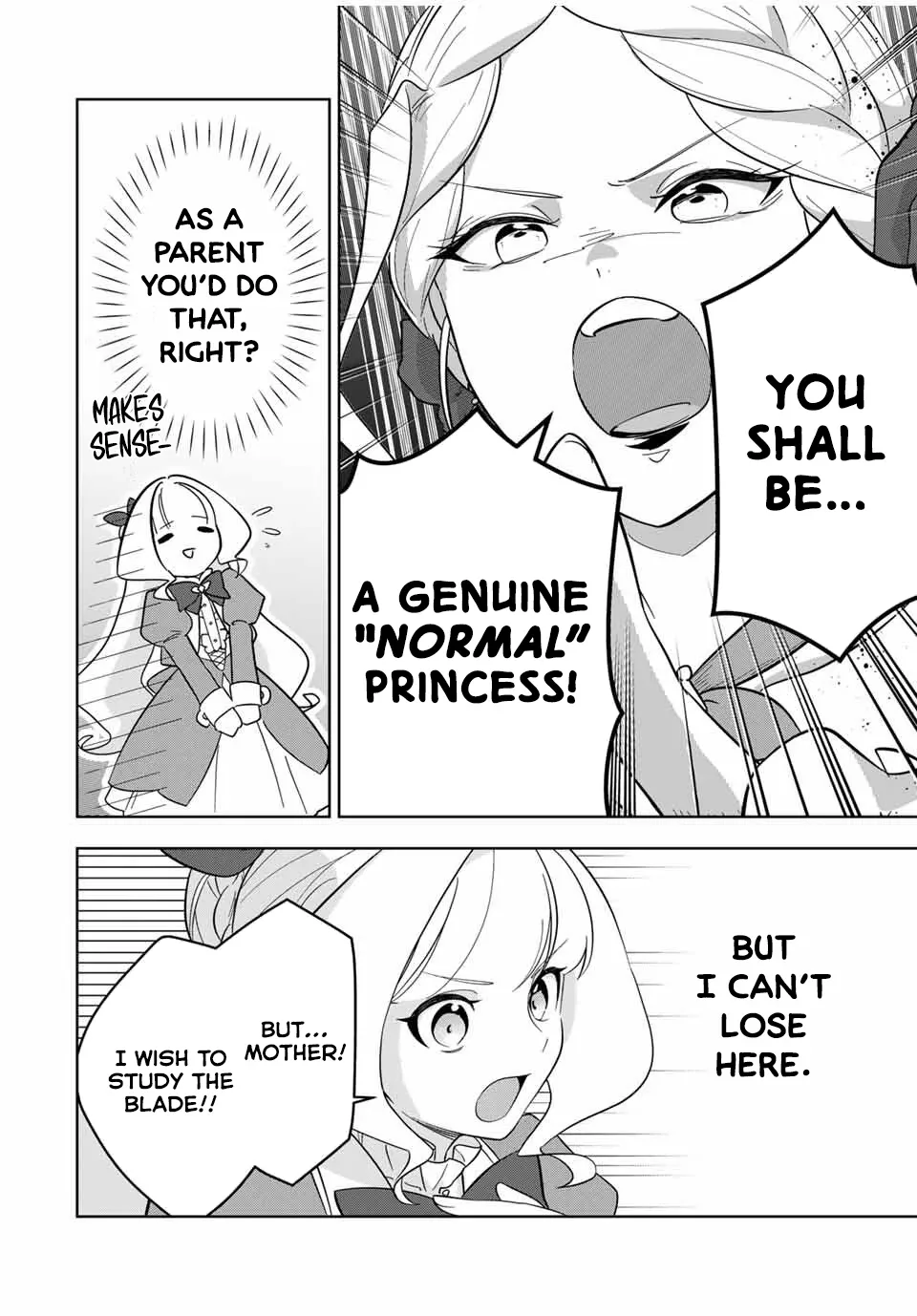 Koujo Tensei: Densetsu no Dai Madoushi (♂), Hime Kishi to Narite Densetsu no Reijou Kishidan o Tsukuri Musou Suru Chapter 1 page 43