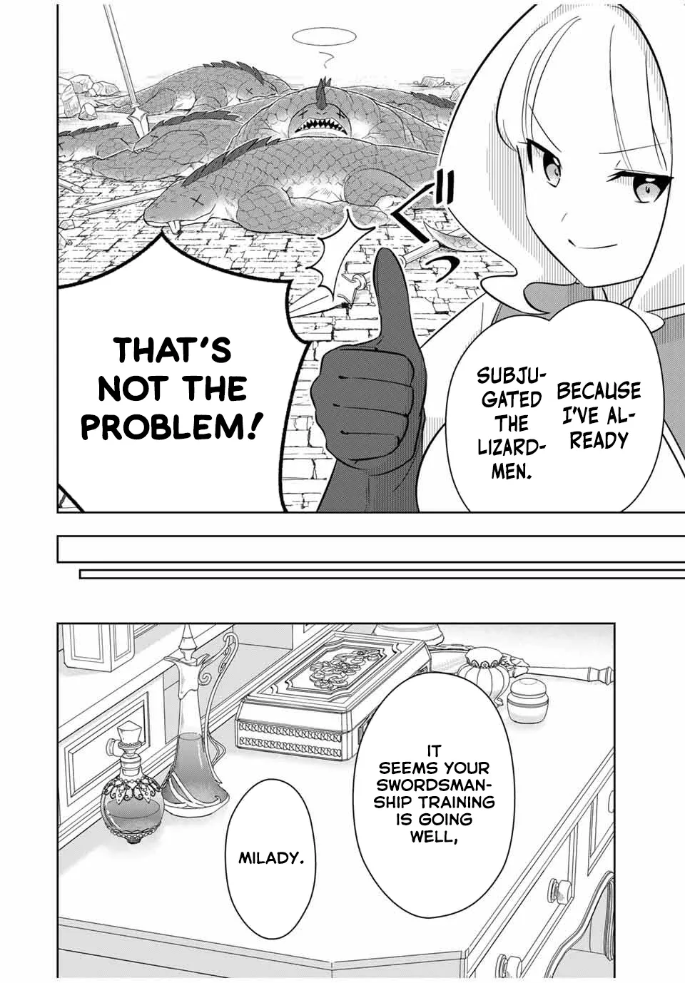 Koujo Tensei: Densetsu no Dai Madoushi (♂), Hime Kishi to Narite Densetsu no Reijou Kishidan o Tsukuri Musou Suru Chapter 2 page 13