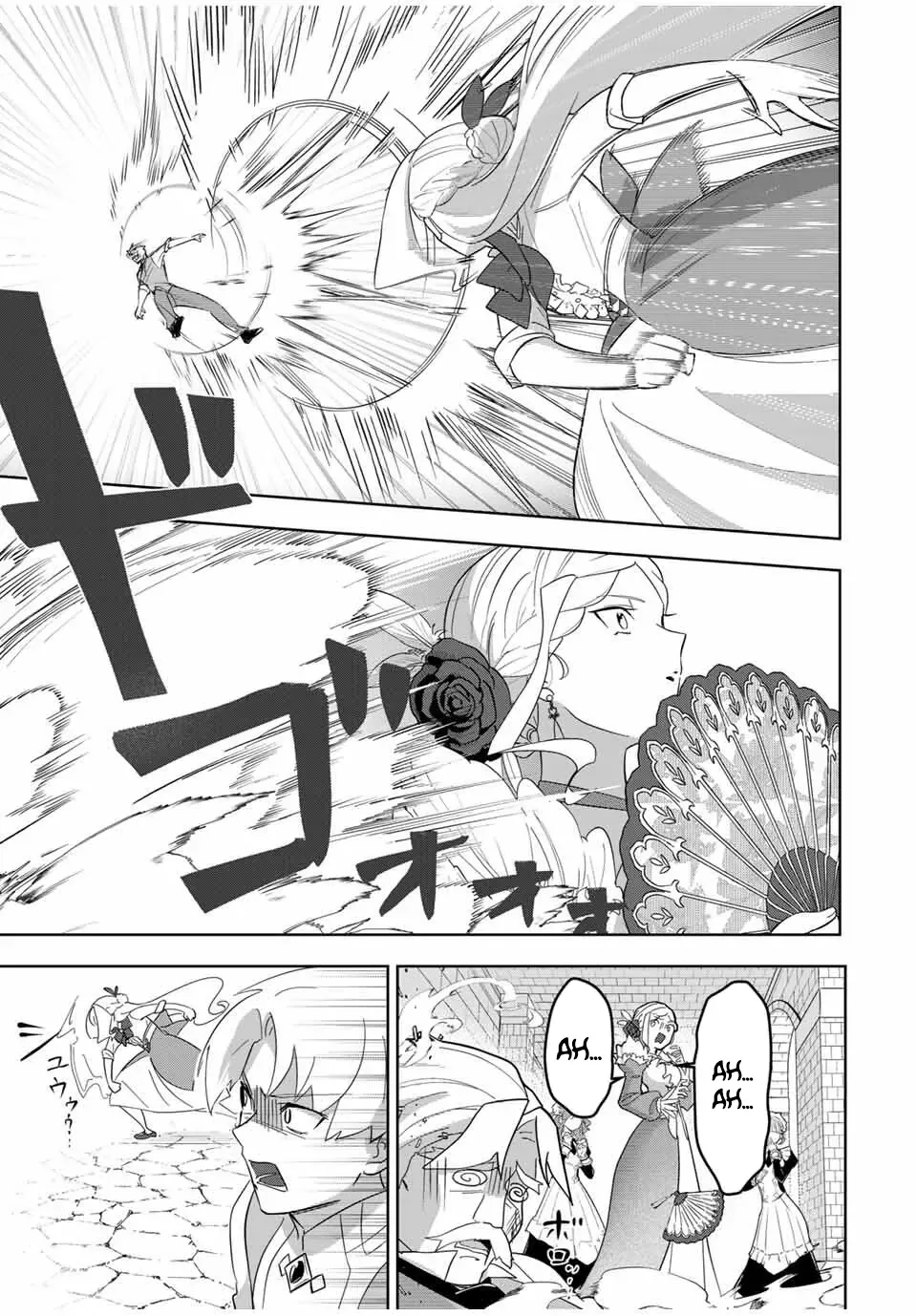 Koujo Tensei: Densetsu no Dai Madoushi (♂), Hime Kishi to Narite Densetsu no Reijou Kishidan o Tsukuri Musou Suru Chapter 1 page 54