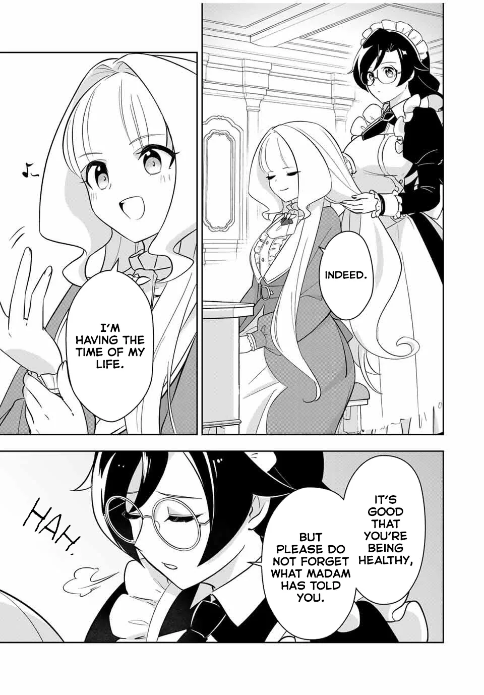 Koujo Tensei: Densetsu no Dai Madoushi (♂), Hime Kishi to Narite Densetsu no Reijou Kishidan o Tsukuri Musou Suru Chapter 2 page 14