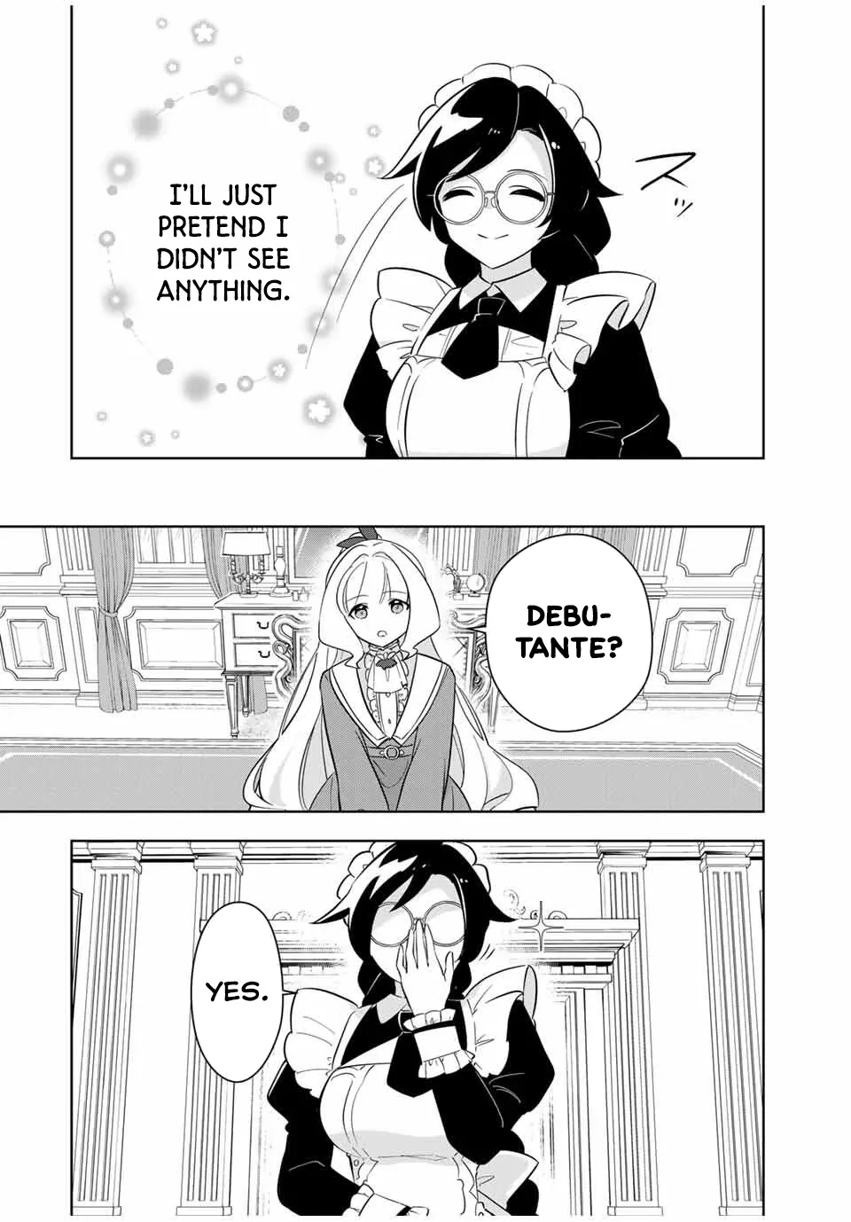 Koujo Tensei: Densetsu no Dai Madoushi (♂), Hime Kishi to Narite Densetsu no Reijou Kishidan o Tsukuri Musou Suru Chapter 3 page 8