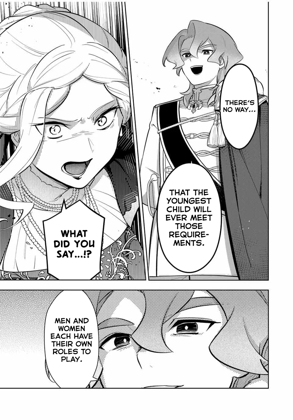 Koujo Tensei: Densetsu no Dai Madoushi (♂), Hime Kishi to Narite Densetsu no Reijou Kishidan o Tsukuri Musou Suru Chapter 3 page 19