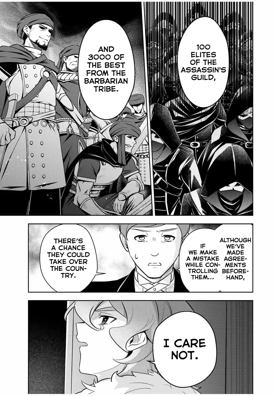 Koujo Tensei: Densetsu no Dai Madoushi (♂), Hime Kishi to Narite Densetsu no Reijou Kishidan o Tsukuri Musou Suru Chapter 3 page 31