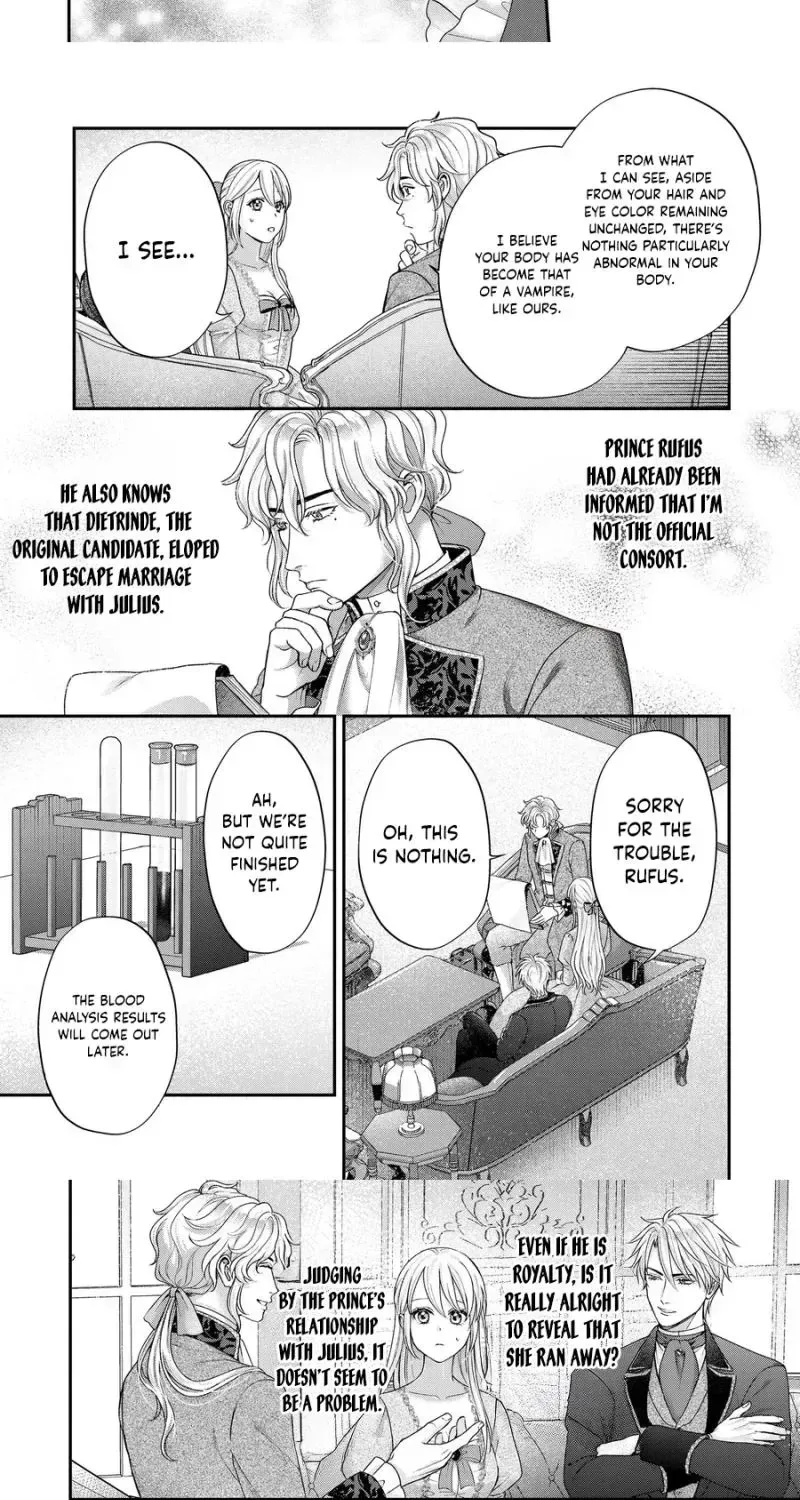 Anata no Chouhi de Kamawanai - Kishi Reijou wa Kyuuketsu Koushaku ni Dekiaisareru Chapter 4 page 7