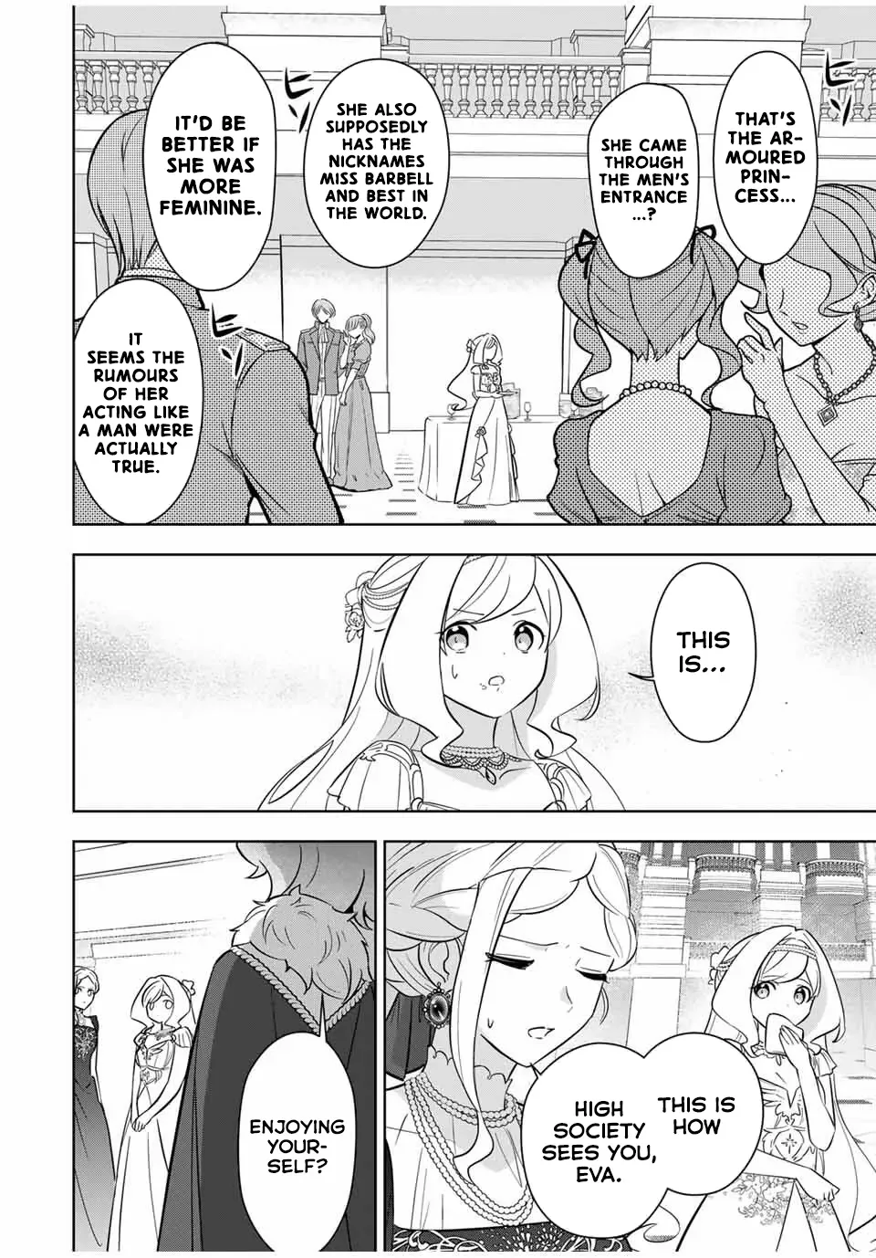 Koujo Tensei: Densetsu no Dai Madoushi (♂), Hime Kishi to Narite Densetsu no Reijou Kishidan o Tsukuri Musou Suru Chapter 4 page 4
