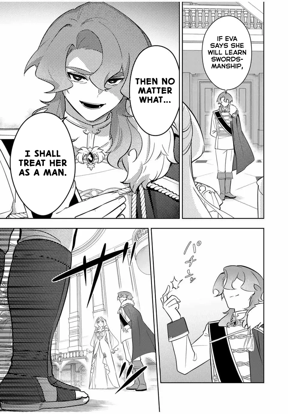 Koujo Tensei: Densetsu no Dai Madoushi (♂), Hime Kishi to Narite Densetsu no Reijou Kishidan o Tsukuri Musou Suru Chapter 4 page 9