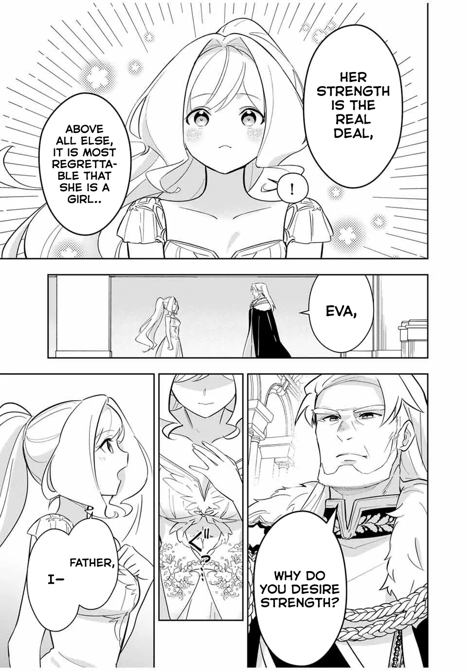 Koujo Tensei: Densetsu no Dai Madoushi (♂), Hime Kishi to Narite Densetsu no Reijou Kishidan o Tsukuri Musou Suru Chapter 5 page 5