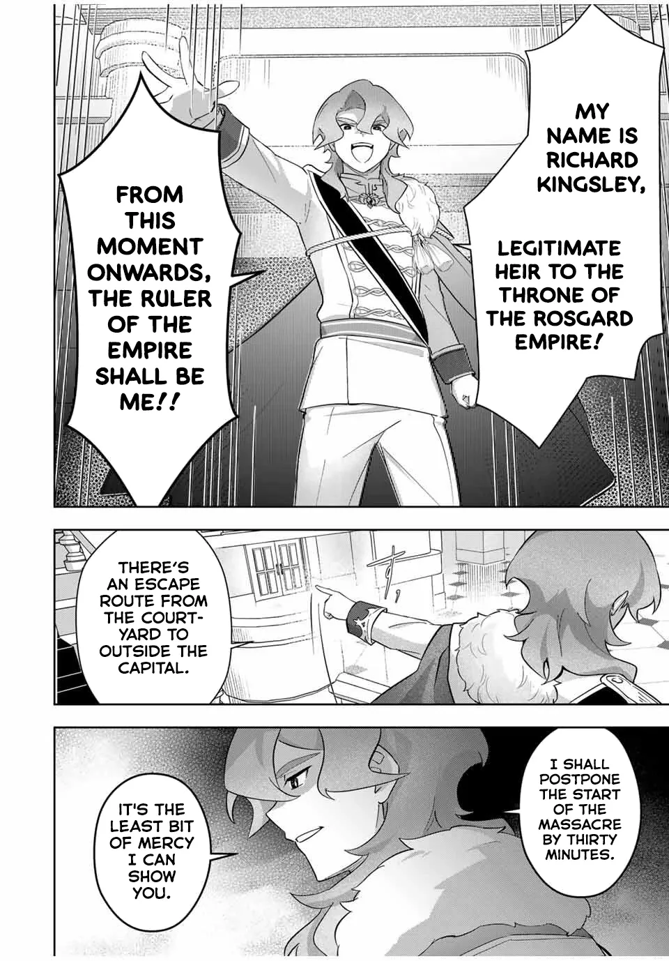 Koujo Tensei: Densetsu no Dai Madoushi (♂), Hime Kishi to Narite Densetsu no Reijou Kishidan o Tsukuri Musou Suru Chapter 5 page 12