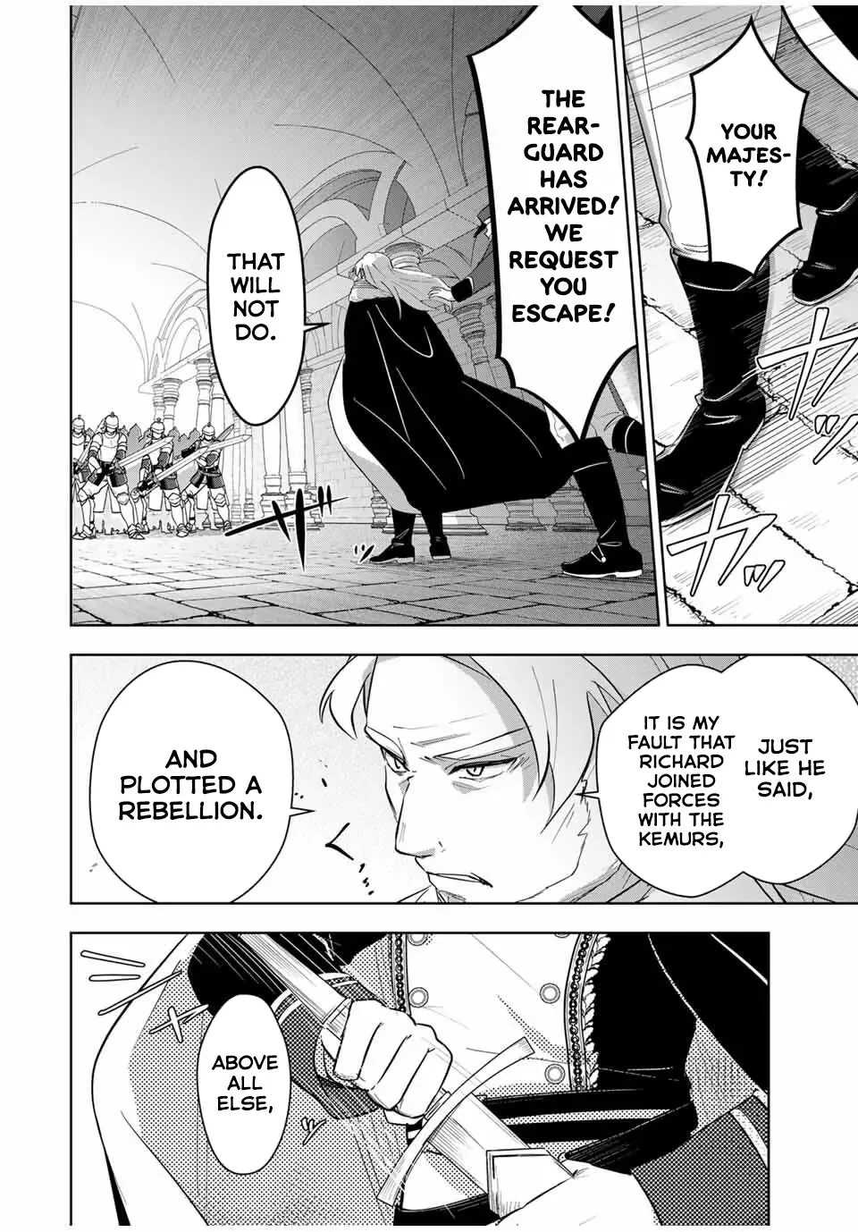 Koujo Tensei: Densetsu no Dai Madoushi (♂), Hime Kishi to Narite Densetsu no Reijou Kishidan o Tsukuri Musou Suru Chapter 5 page 14