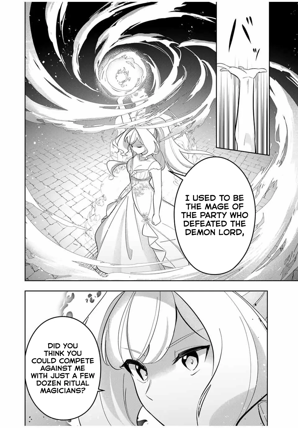 Koujo Tensei: Densetsu no Dai Madoushi (♂), Hime Kishi to Narite Densetsu no Reijou Kishidan o Tsukuri Musou Suru Chapter 6 page 8