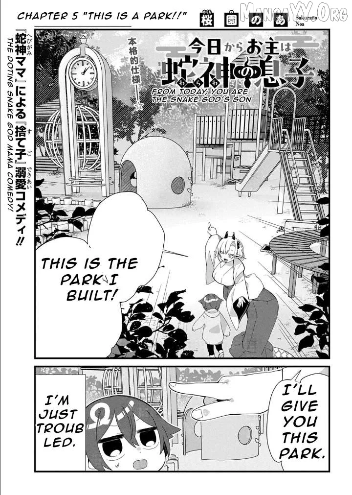 From Today, You are the Snake Goddess's Son Chapter 5 page 4