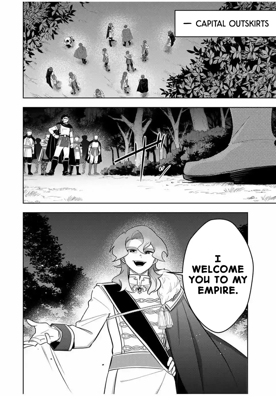 Koujo Tensei: Densetsu no Dai Madoushi (♂), Hime Kishi to Narite Densetsu no Reijou Kishidan o Tsukuri Musou Suru Chapter 7 page 4