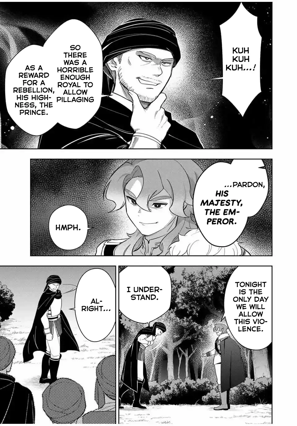 Koujo Tensei: Densetsu no Dai Madoushi (♂), Hime Kishi to Narite Densetsu no Reijou Kishidan o Tsukuri Musou Suru Chapter 7 page 5