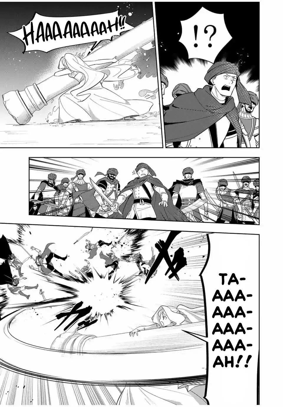 Koujo Tensei: Densetsu no Dai Madoushi (♂), Hime Kishi to Narite Densetsu no Reijou Kishidan o Tsukuri Musou Suru Chapter 7 page 9