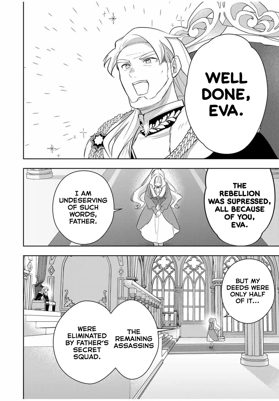 Koujo Tensei: Densetsu no Dai Madoushi (♂), Hime Kishi to Narite Densetsu no Reijou Kishidan o Tsukuri Musou Suru Chapter 8 page 10