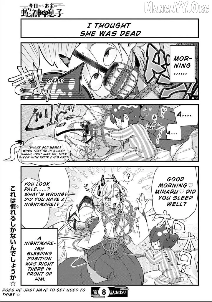 From Today, You are the Snake Goddess's Son Chapter 8 page 9
