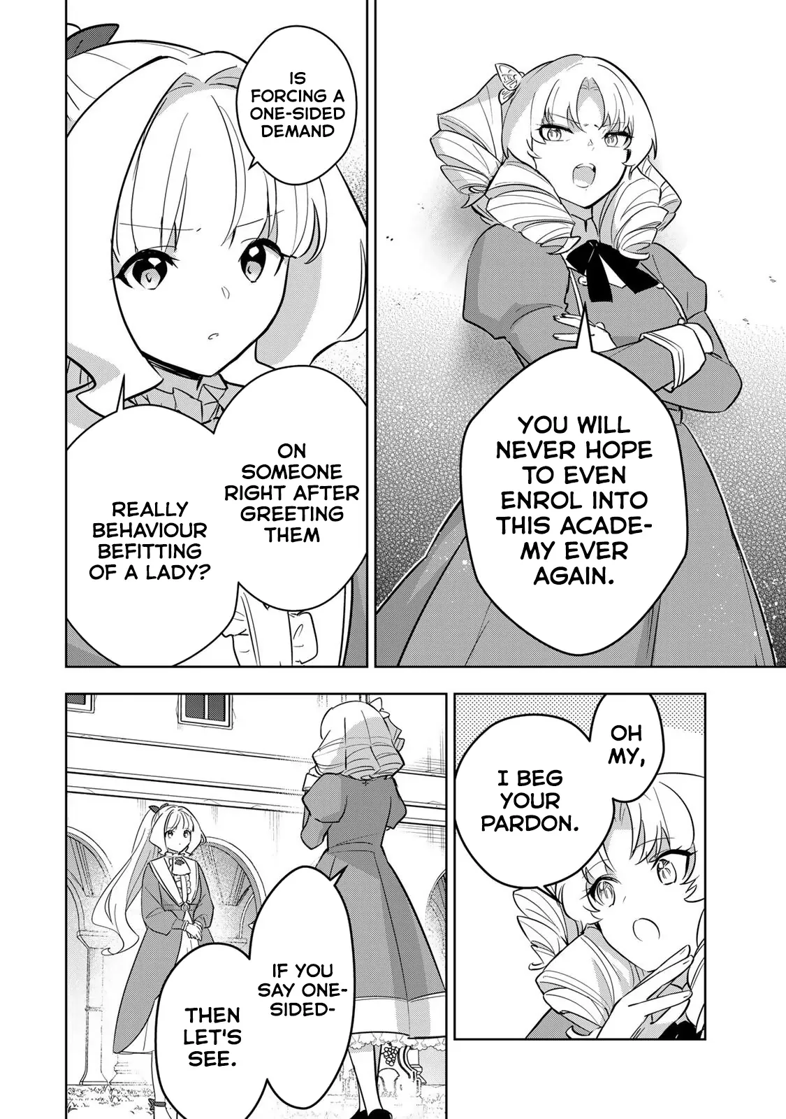 Koujo Tensei: Densetsu no Dai Madoushi (♂), Hime Kishi to Narite Densetsu no Reijou Kishidan o Tsukuri Musou Suru Chapter 10 page 12