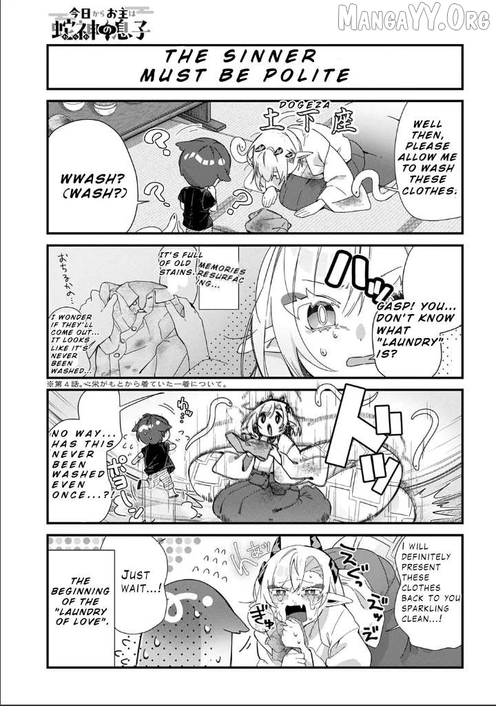 From Today, You are the Snake Goddess's Son Chapter 9 page 5