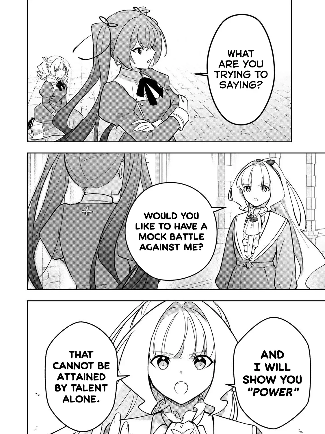 Koujo Tensei: Densetsu no Dai Madoushi (♂), Hime Kishi to Narite Densetsu no Reijou Kishidan o Tsukuri Musou Suru Chapter 11 page 31