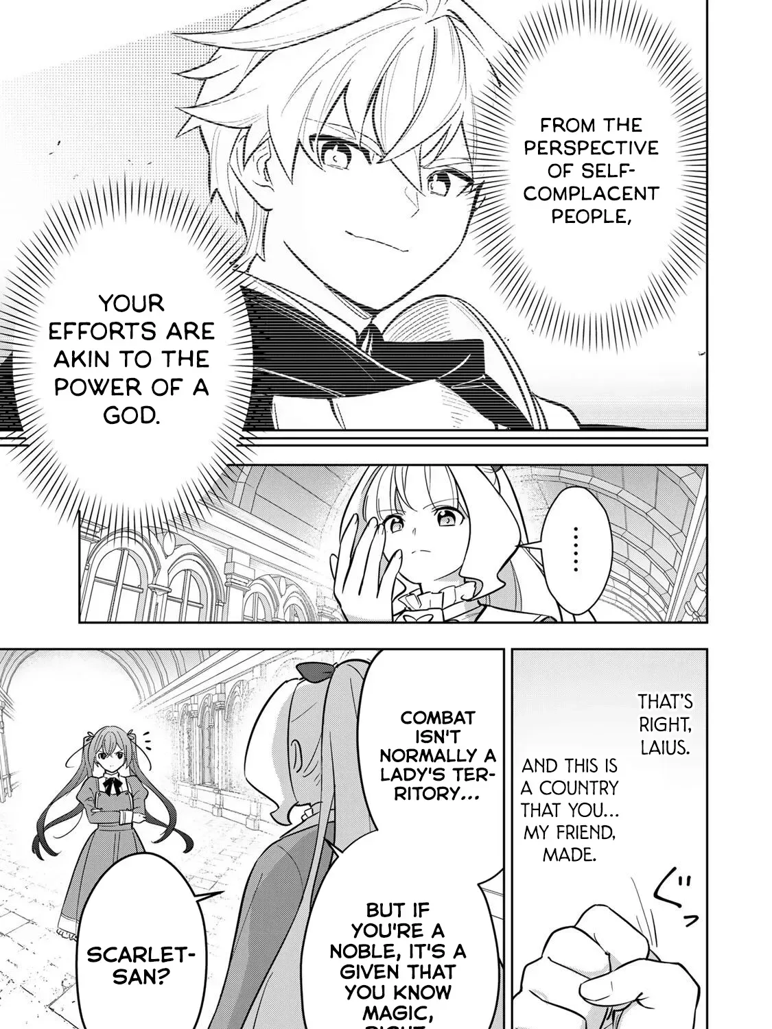 Koujo Tensei: Densetsu no Dai Madoushi (♂), Hime Kishi to Narite Densetsu no Reijou Kishidan o Tsukuri Musou Suru Chapter 11 page 29