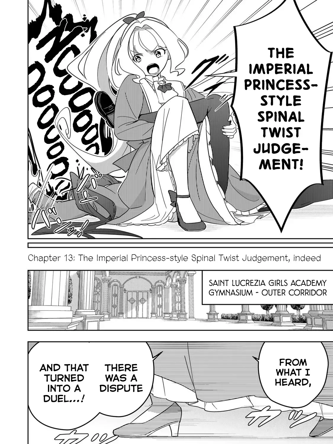 Koujo Tensei: Densetsu no Dai Madoushi (♂), Hime Kishi to Narite Densetsu no Reijou Kishidan o Tsukuri Musou Suru Chapter 13 page 3