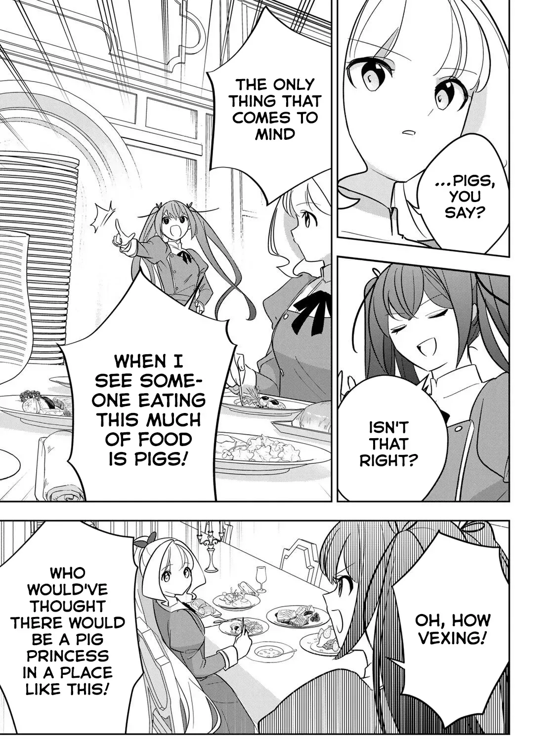 Koujo Tensei: Densetsu no Dai Madoushi (♂), Hime Kishi to Narite Densetsu no Reijou Kishidan o Tsukuri Musou Suru Chapter 14 page 21