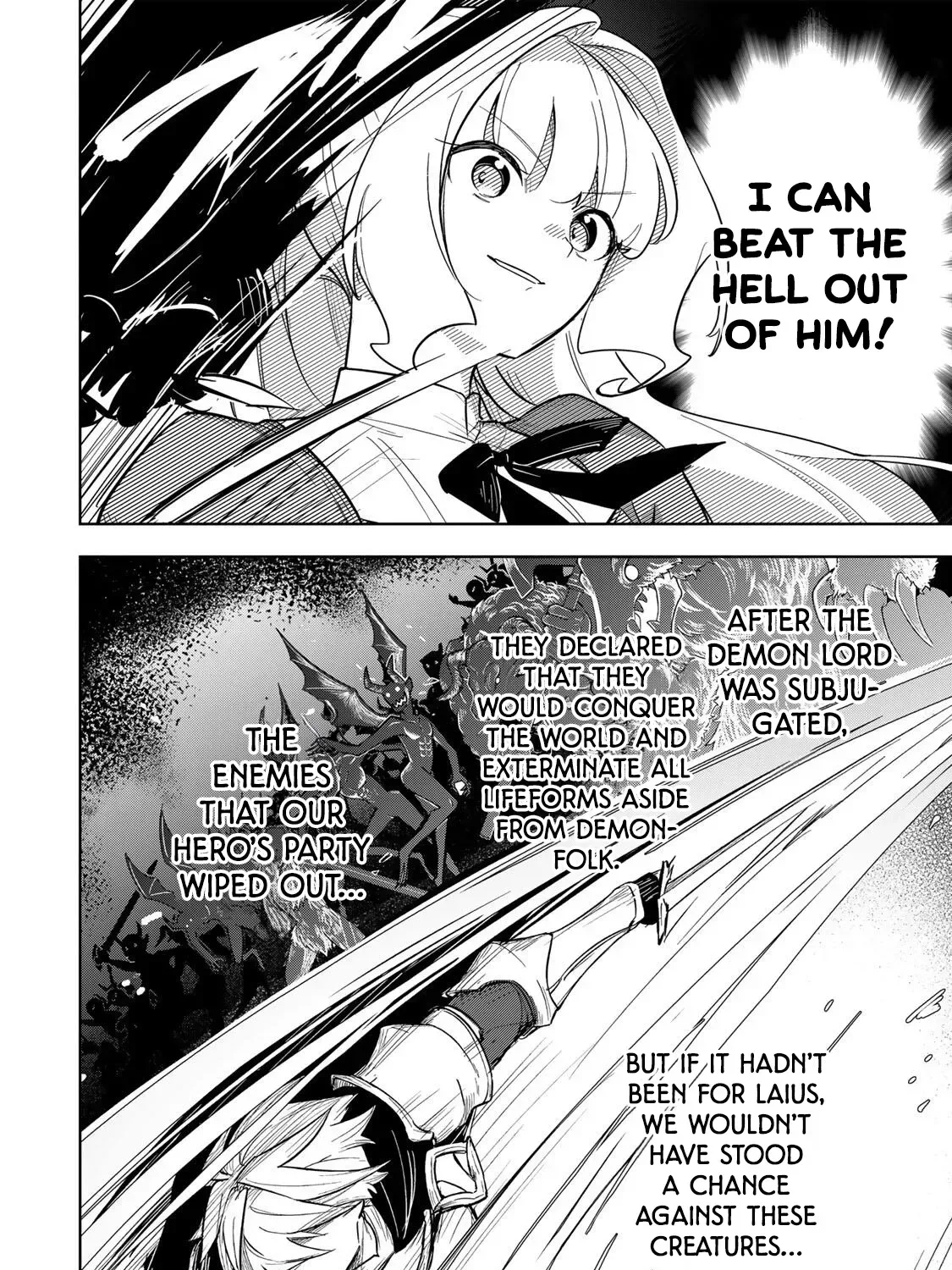 Koujo Tensei: Densetsu no Dai Madoushi (♂), Hime Kishi to Narite Densetsu no Reijou Kishidan o Tsukuri Musou Suru Chapter 18 page 15