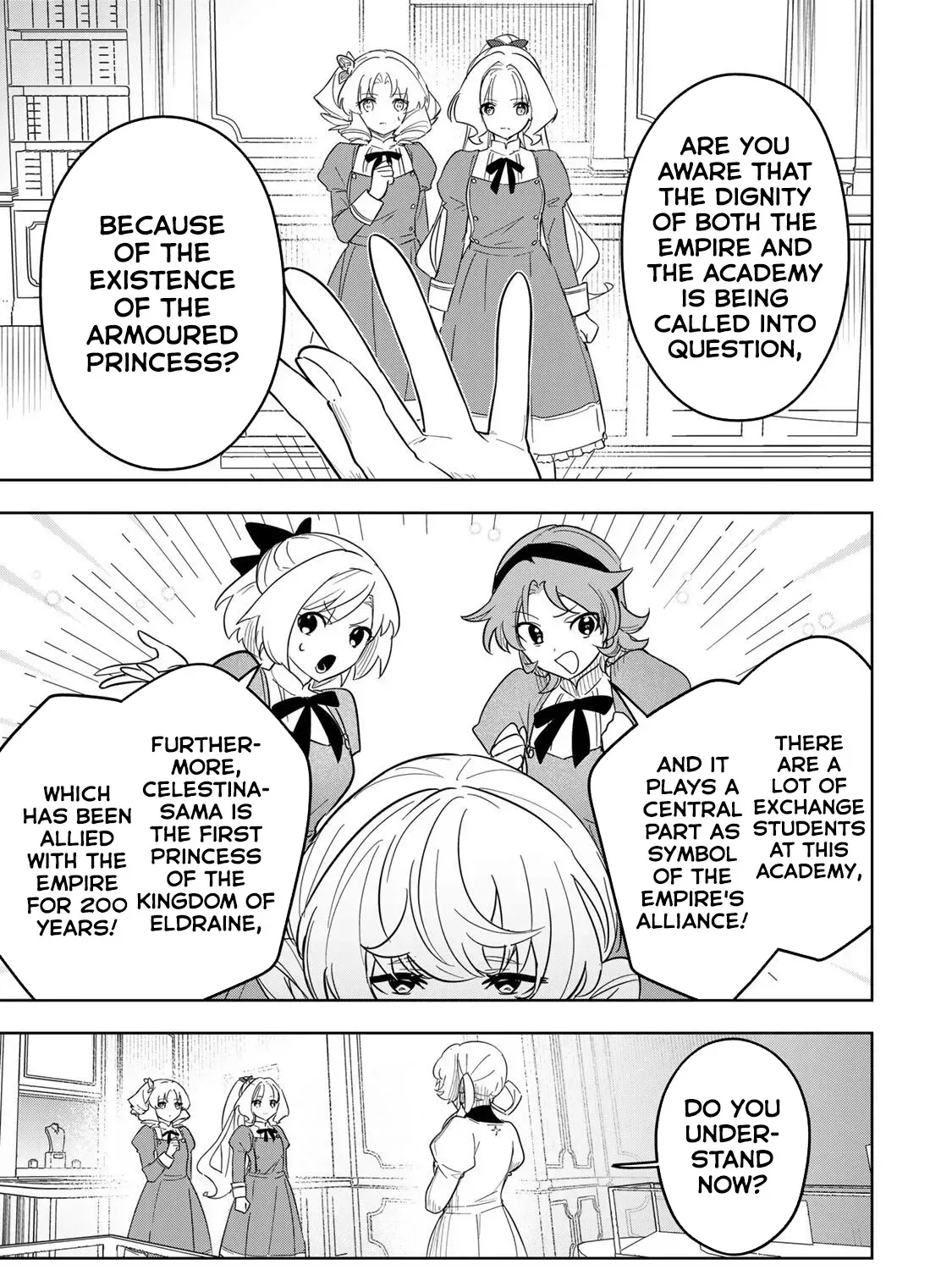 Koujo Tensei: Densetsu no Dai Madoushi (♂), Hime Kishi to Narite Densetsu no Reijou Kishidan o Tsukuri Musou Suru Chapter 19 page 25