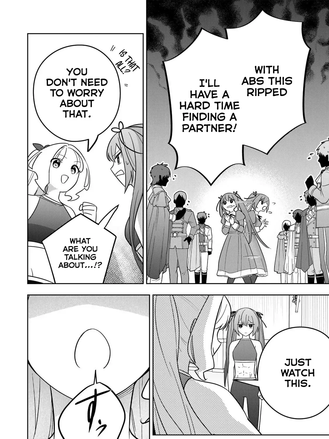 Koujo Tensei: Densetsu no Dai Madoushi (♂), Hime Kishi to Narite Densetsu no Reijou Kishidan o Tsukuri Musou Suru Chapter 21 page 11
