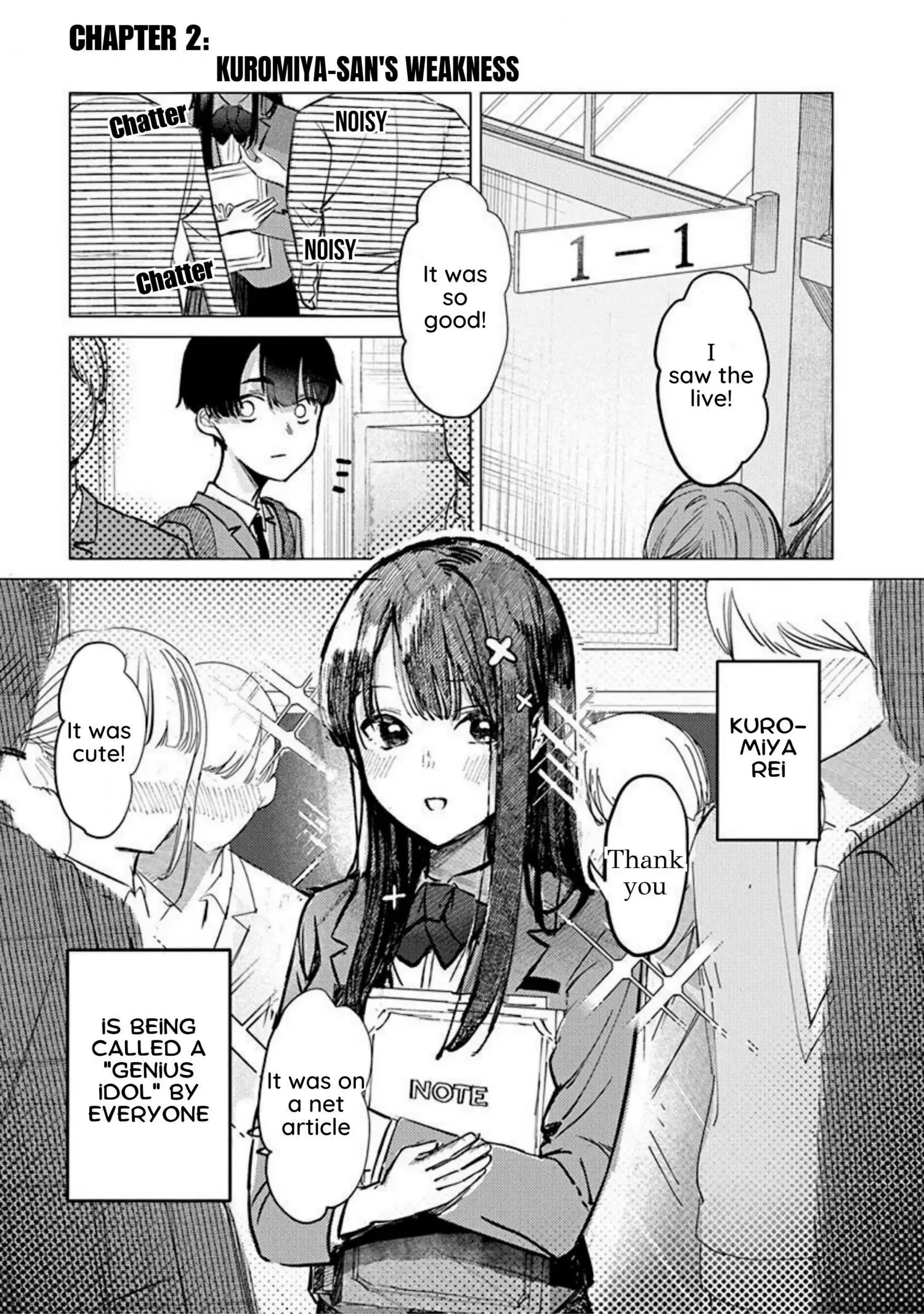 Houkago no Idol ni wa Himitsu ga aru Chapter 2 page 1